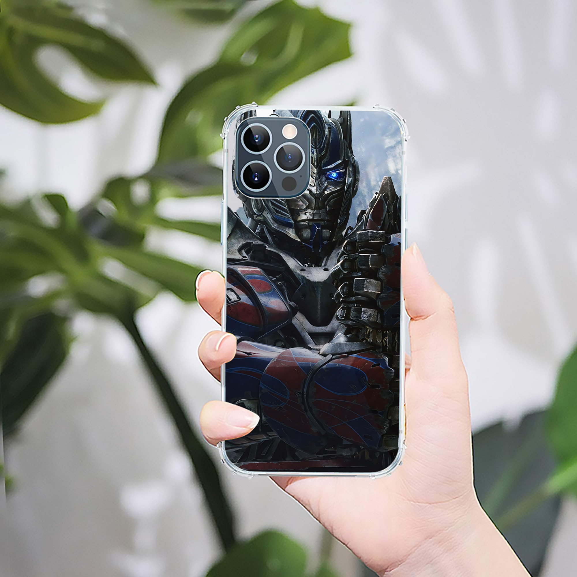 （画像用） Transformers トランスフォーマー 【iPhone 12シリーズ対応】透明スマホケース（クリアソフトケース）